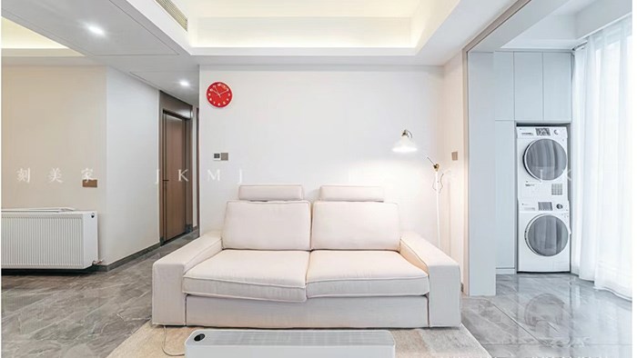 長沙梅溪楓林98m²-現(xiàn)代風·湖南極刻美家全屋整裝