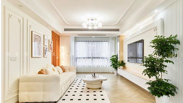 長(zhǎng)沙金地三千府-98m²法式奶油·極刻美家全屋整裝