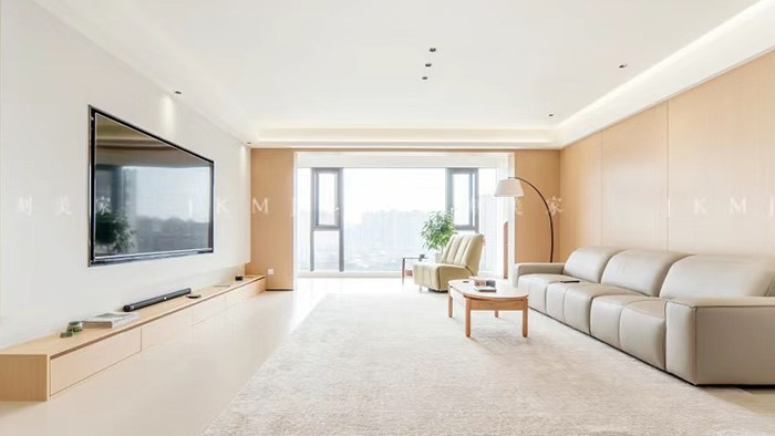 長沙-方正圓｜185m²現(xiàn)代原木風·極刻美家全屋整裝