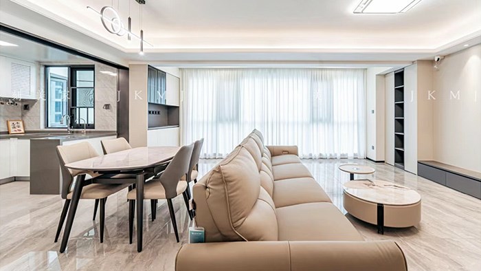 長沙-金茂智慧科學(xué)城-130m²現(xiàn)代風(fēng)·極刻美家全屋整裝