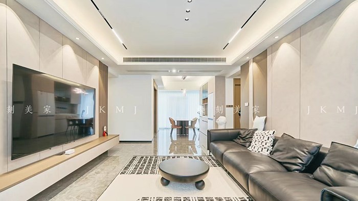湖南長沙-潤和湘江天地-140m²現(xiàn)代風·極刻美家全屋整裝